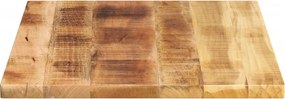 vidaXL Επιτραπέζια επιφάνεια 80x70x3,8 cm Ορθογώνια από μασίφ ξύλο