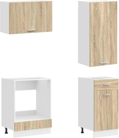 vidaXL Μονάδα κουζίνας LYON 8 pcs Sonoma Δρυς Επεξεργασμένο Ξύλο