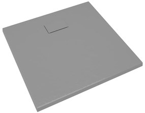 vidaXL Βάση Ντουζιέρας Γκρι 90 x 80 εκ. από SMC