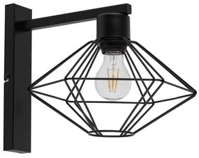 Φωτιστικό Τοίχου-Απλίκα Vario 40564 35x28x25cm 1xE27 60W Black Sigma Lighting