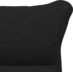 vidaXL Πολυθρόνα Μαύρο 69 x 74 x 93 εκ. Ύφασμα και Κόντρα Πλακέ