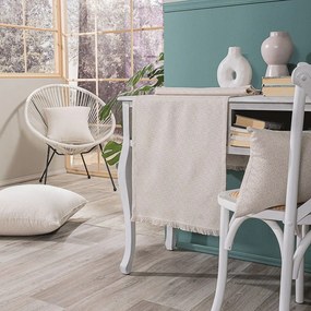 Τραβέρσα Sorrento 01 Ecru Teoran 45X180 Cotton-Polyester