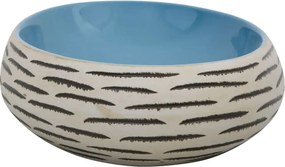 vidaXL Νιπτήρας Οβάλ Πολύχρωμος 59 x 40 x 15 εκ. Κεραμικός