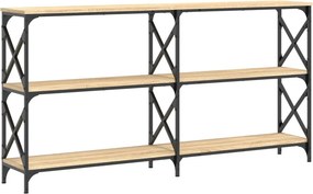 vidaXL Τραπέζι Κονσόλα Sonoma Δρυς 156 x 28 x 80,5 εκ. Επεξεργ. Ξύλο