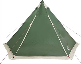 vidaXL Σκηνή Οικογενειακή Tipi 6 Ατόμων Αδιάβροχη Πράσινη