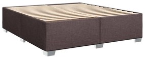 ΚΡΕΒΑΤΙ BOXSPRING ΜΕ ΣΤΡΩΜΑ ΣΚΟΥΡΟ ΚΑΦΕ 180X200 ΕΚ ΥΦΑΣΜΑΤΙΝΟ 3292870