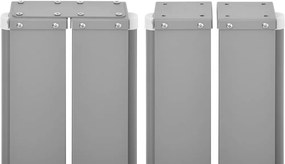vidaXL Σκίαστρο Πλαϊνό Συρόμενο Κρεμ 160 x 600 εκ.