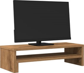 vidaXL Βάση Οθόνης Αρτισιανή Δρυς 54x22x15 εκ. από Επεξ. Ξύλο