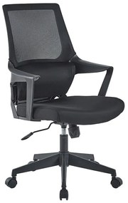 Καρέκλα γραφείου εγρασίας Fragrant pakoworld ύφασμα mesh μαύρο