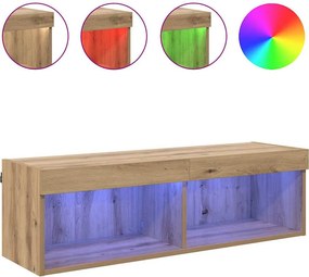 vidaXL Ντουλάπι Τηλεόρασης Τοίχου 100 x 30 x 30 cm Artisan Oak