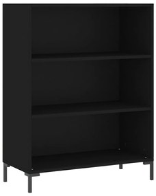 vidaXL Ντουλάπι Μαύρο 69,5x34x180 εκ. από Επεξεργασμένο Ξύλο