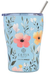 Θερμός-Ποτήρι Ανοξείδωτο Coffee Mug Sky Garden Save The Aegean 350ml-9x13εκ. Estia 01-31695