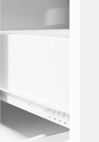 vidaXL Κομοδίνα 2 τμχ. Λευκό 40 x 30 x 60 cm Επεξεργασμένο Ξύλο