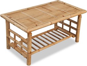 vidaXL Τραπεζάκι Σαλονιού 90 x 50 x 45 εκ. από Μπαμπού