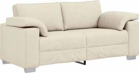 vidaXL Καναπές 2 ατόμων Μπεζ 180 cm Ύφασμα μείγματος λινών