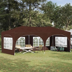 vidaXL Αυτοσχέδιο Μόρφωση 574 x 289 x 245 cm Καφέ Ύφασμα Όξφορντ