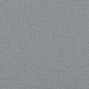 vidaXL Πολυθρόνα Μασάζ Ανοιχτό Γκρι Υφασμάτινη