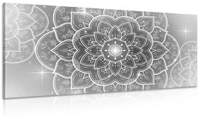 Εικόνα ανατολίτικο Mandala σε μαύρο & άσπρο