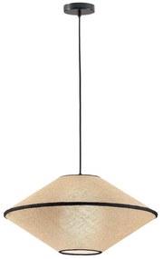 Φωτιστικό Οροφής Amica 4270100 Φ60x145cm 1xE27 40W Natural-Black Viokef