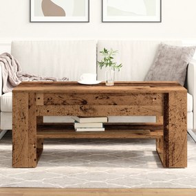 vidaXL Τραπεζάκι Καφέ από Παλιό Ξύλο 102x55x45 εκ. Μηχανικής Ξυλείας