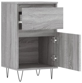 vidaXL Ντουλάπια 2 τεμ. Γκρι Sonoma 40x35x70 εκ. Επεξεργασμένο Ξύλο