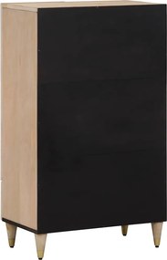 vidaXL Ντουλάπι 60 x 33 x 100 εκ. από Μασίφ Ξύλο Μάνγκο