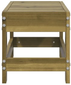 vidaXL Υποπόδιο Κήπου 62 x 30 x 32 εκ. από Εμποτισμένο Ξύλο Πεύκου