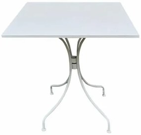 PARK τραπέζι Μεταλλικό Άσπρο 70x70x71 cm Ε5171,1