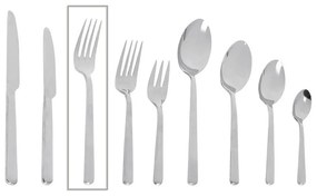 Πιρούνι Φαγητού Fortune CUS304K12 20,5cm Silver Espiel Stainless Steel