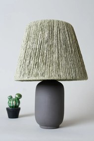Stewehome Κεραμική λάμπα επιτραπέζια γκρι