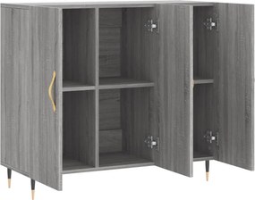 vidaXL Ντουλάπι Γκρι Sonoma 90 x 34 x 80 εκ. από Επεξεργασμένο Ξύλο