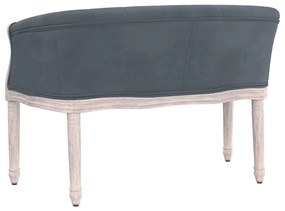 vidaXL Πάγκος Σκούρο Γκρι 98 x 56 x 69 εκ. Βελούδινος