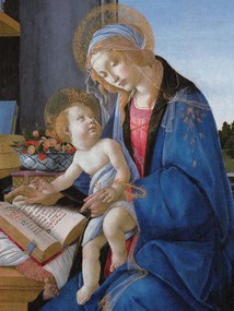 Εκτύπωση έργου τέχνης The Madonna & The Book - Sandro Botticelli, (30 x 40 cm)