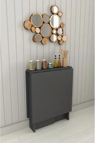 Stewehome Πτυσσόμενο Τραπέζι Κουζίνας MDF 133x75x75 cm