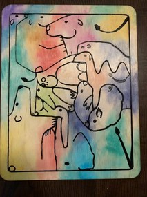 Intra απο ξύλο plywood 3mm-4mm πάχος - Ένθετα ζώα παζλ Δίασταση 30x30 cm Intraeaxys-p7ymq667