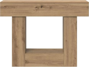 vidaXL Τραπέζι κονσόλας Artisan Δρυς 101 x 30 x 74 εκ