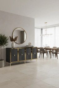 Stewehome πολυλειτουργική κονσόλα ντουλάπι για καφέ και βάση τηλεόρασης 150x32x75 cm
