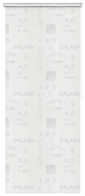 vidaXL Κουρτίνα Μπάνιου Ρολό Σχέδιο Πιτσιλιά 120 x 240 εκ.