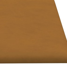vidaXL Πάνελ Τοίχου 12 τεμ. Κρεμ 60x15 εκ. 1,08 μ² Βελούδο
