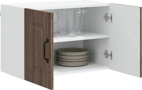 vidaXL Πάνελ πλυντηρίου πιάτων Kalmar 2 pcs Καφέ δρυς