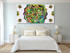 Εικόνα πράσινο Mandala - 120x60