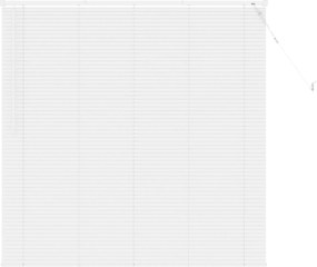 vidaXL Βενετσιάνικη Σκίαση Λευκός 150 x 150 cm PVC