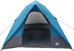 vidaXL Σκηνή Camping 2 ατόμων Αδιάβροχο Μπλε ταφτάς