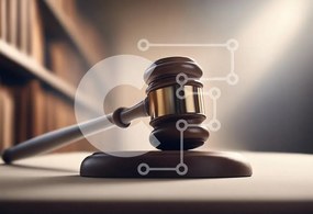 Intra Συλλεκτικό Ξύλινο Παζλ Plywood  4mm - Gavel που συμβολίζει τη δικαιοσύνη Σε Ξύλινο Κουτί - Διαστάσεις: 10x10 cm – 25 κομμάτια