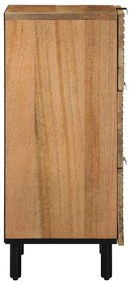 Sideboard καφέ 40x33x75 cm μασίφ ξύλο Mango - Καφέ