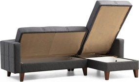 Sofa Set Polya L - Dark Grey Dark Grey