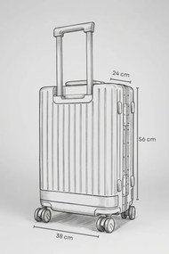Stewehome Βαλίτσα καμπίνας από πολυανθρακικό (Μικρό (Καμπίνα) μέγεθος)