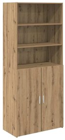 vidaXL Highboard Artisan Oak 80 x 42,5 x 185 εκ Επεξεργασμένο ξύλο
