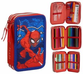 Κασετίνα Spider-Man Μπλε 12,5 x 6,5 x 19,5 cm