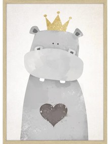 Πόστερ Hippo of Love  30x40 cm INCADO